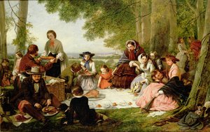 Um piquenique, 1857