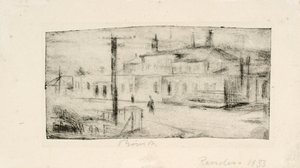 A estação ferroviária em Randers de Henry Nielsen