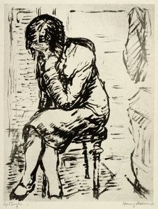 Retrato da irmã do artista Ella Wahlgreen Nielsen