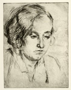 Retrato da irmã do artista Ella Wahlgreen Nielsen