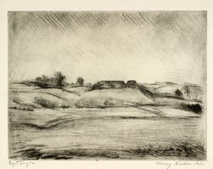 Paisagem aberta com fazenda de Henry Nielsen