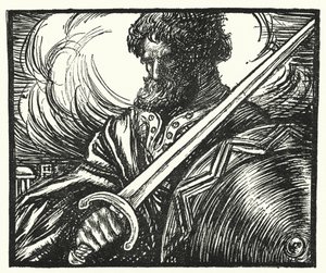 Poema de Matthew Arnold: Alaric em Roma (gravura) de Henry Ospovat