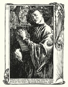 Os Sonetos de Shakespeare, Sonnet XII (litho)