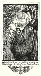 Os Sonetos de Shakespeare, Sonnet XV (litho)