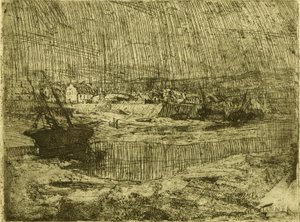 Barcos de pesca naufragados, Bretanha de Henry Ossawa Tanner
