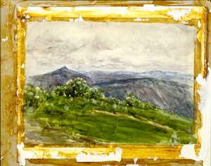 Paisagem de montanha, Highlands, Carolina do Norte, 1889. de Henry Ossawa Tanner