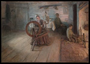 «Spinning By Firelight» — A Infância de George Washington Gray