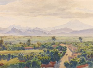 Vista de Cuernavaca, final do século XIX e início do século XX. de Henry Otto Wix