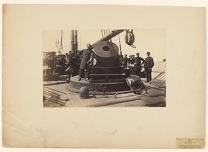 Morteiro [na] escuna americana C.P. Williams, Port Royal, S.C. de Henry P. Moore