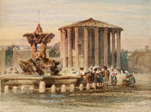 Fonte em Roma de Henry Parsons Riviere