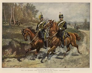 Os 4º (Hussardos da Rainha) em Review Order, Reconnoitring de Henry Payne