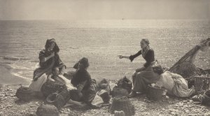 fofoca na praia de Henry Peach Robinson