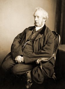 Retrato do Dr. Hugh Welch Diamond, 1869 (foto sépia)