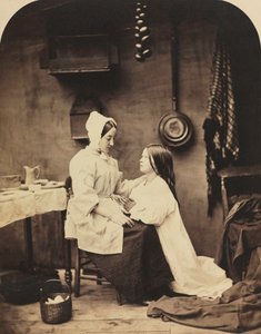 Ela corre para casa e conta tudo para sua mãe, 1858.
