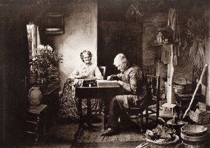 Quando o trabalho do dia está terminado de Henry Peach Robinson