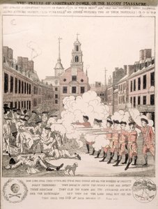 O massacre de Boston, 5 de março de 1770 de Henry Pelham