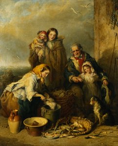 A família dos pescadores, 1861