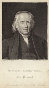 William Allen - Primeiro Presidente da Sociedade Farmacêutica da Grã-Bretanha (1770-1843) (gravura) de Henry Perronet (after) Briggs