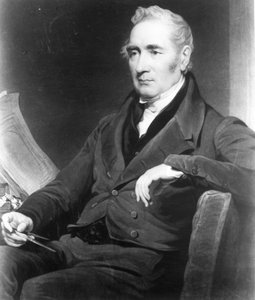 George Stephenson, gravado por Charles Turner, 1838 (mezzotint)