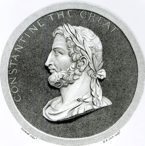 Retrato de Constantino, o Grande, de "A História do Declínio e Queda do Império Romano", de Edward Gibbon, 1808
