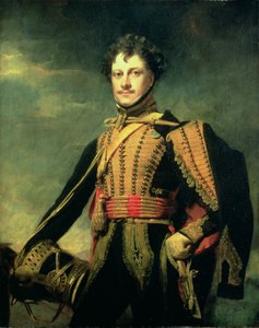 Tenente-coronel Sir John James Fraser em uniforme Hussar