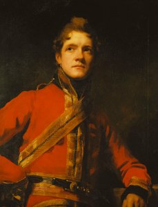 Retrato do Tenente-Coronel Morrison do 7º Dragão da Guarda, Meio Comprimento, Uniforme de Henry Raeburn
