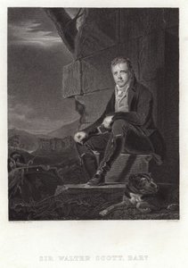 Retrato de sir walter scott de Henry Raeburn