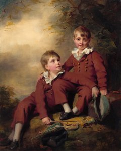 As Crianças Binning, provavelmente c. 1811. de Henry Raeburn