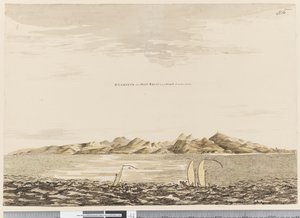 Página 16 Otaheite, quando o ponto Venus carrega SW por W. 5 milhas distante, 1768-75 (wc)