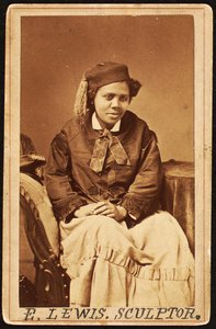 Cartão de Edmonia Lewis, c.1870 de Henry Rocher