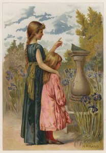 Hora a Hora (cor litho) de Henry Ryland