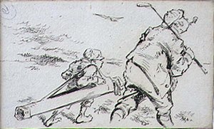 The Bumbling Golfer, ilustração da revista 