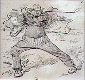 The Chaotic Golfer, ilustração da revista 