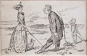 The Courteous Golfer, ilustração para a revista 