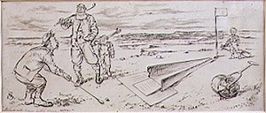 The Guided Golfer, ilustração da revista 