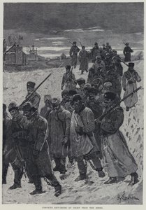 Kara, Condenados que regressam à noite das minas (litho) de Henry Sandham