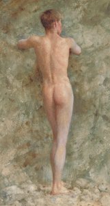 Um nu masculino em pé, 1914