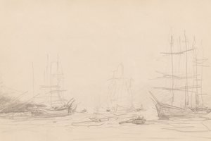 Expedição no porto de Falmouth de Henry Scott Tuke