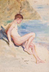 O banhista, 1910 de Henry Scott Tuke