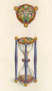 Uma ampulheta, meados do século XVII de Henry Shaw