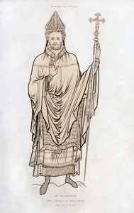 Um arcebispo, final do século XII, 1843. de Henry Shaw