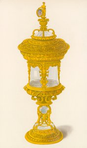 Taça, pertencente à Companhia de Ourivesaria, c 1558 de Henry Shaw