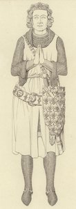 Efígie de Charles Compte Dé Etampes, c 1336 de Henry Shaw