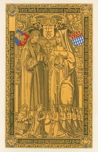 De um bronze, na igreja de St Mary Key Ipswich, 1525 de Henry Shaw