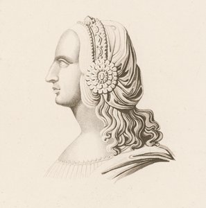Vestido de cabeça II, início do século XVI de Henry Shaw