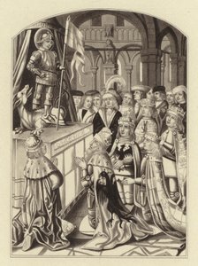 Soberanos da Europa adorando São Jorge de Henry Shaw