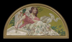 Muse of Comedy, 1893 de Henry Siddons Mowbray