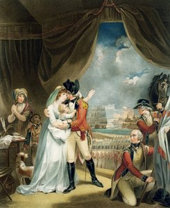 Guerra, gravada por John Whessell (c.1760-1823), pub. por T. Simpson e Darling und Thompson, 1798 (gravura de stipple) (par de 125539)