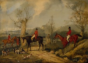 O Encontro Sobre o Portão (petróleo) de Henry Sr Alken