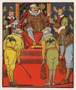 Old King Cole (litografia a cores) de Henry Stacy (after) Marks